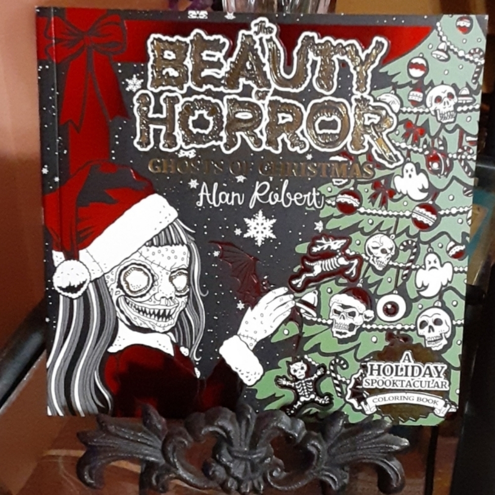 The Beauty of Horror Christmas Coloring Book
